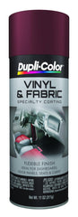 Dupli-Color HVP110 burgundy interior vinyl and fabric coating spray on seats for renewed appearance