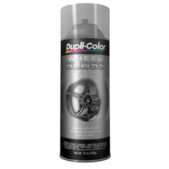 Dupli-Color HWP103 wheel paint finish on a wheel, offering durable protection.