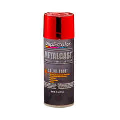 Dupli-Color Metalcast MC200 red anodized coating on chrome for a durable high-heat finish