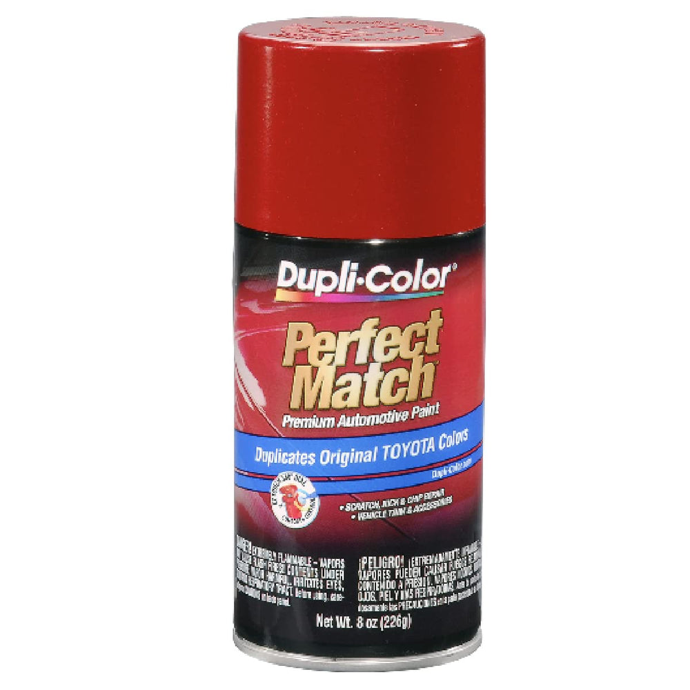 Dupli-Color Perfect Match Barcelona Red 8 oz spray can for precise factory-color touch-ups.