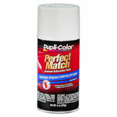 Dupli-Color Perfect Match Bright White 8 oz can for factory-color restoration.
