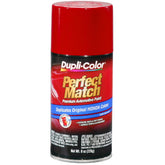 Dupli-Color Perfect Match Milano Red 8 oz can for precise color restoration on OEM surfaces.