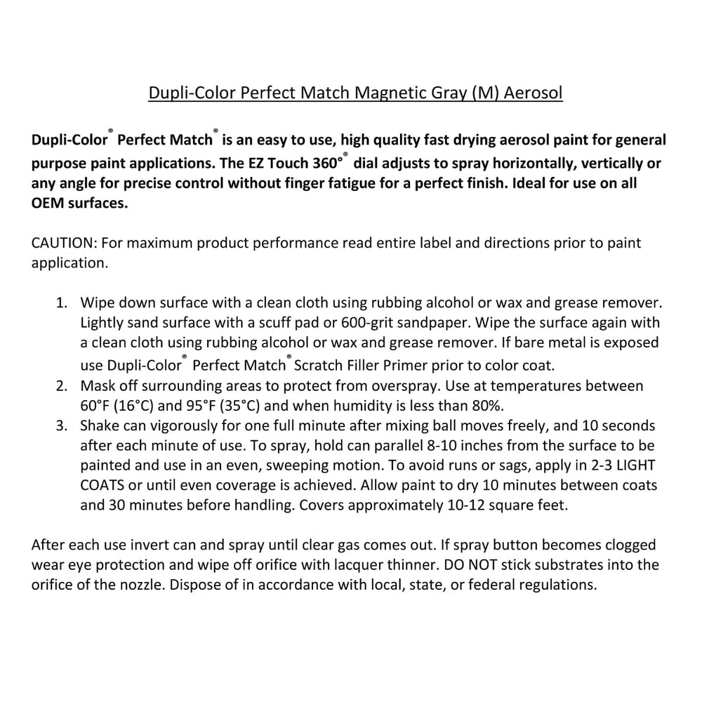 Ideal for OEM paint surfaces including trim and accessories in automotive use.