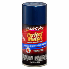 Dupli-Color Perfect Match Patriot Blue bottle featuring EZ Touch nozzle for smooth coverage.