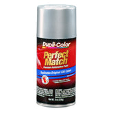 Dupli-Color Perfect Match Silver 8 oz spray can for precise automotive touch-ups.