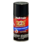 Dupli-Color Perfect Match Toyota Black Sand Pearl 8 oz aerosol can for seamless touch-ups.