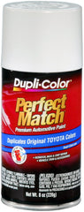 Dupli-Color Toyota exact-match aerosol paint for seamless chip repair in your garage.