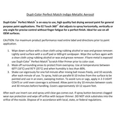Dupli-Color vehicle touch-up surface for OEM-grade repair options