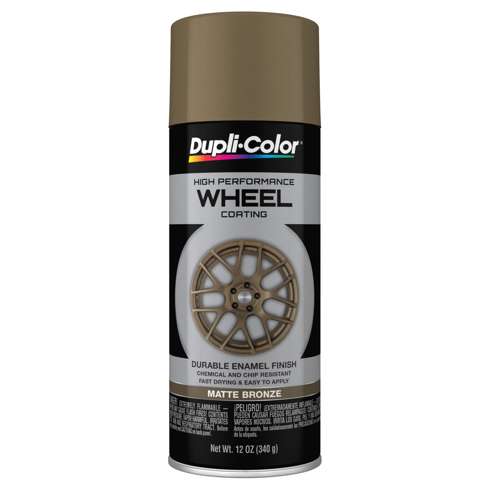 Dupli-Color Wheel Coating Matte Bronze application on alloy wheels for a durable refreshed look