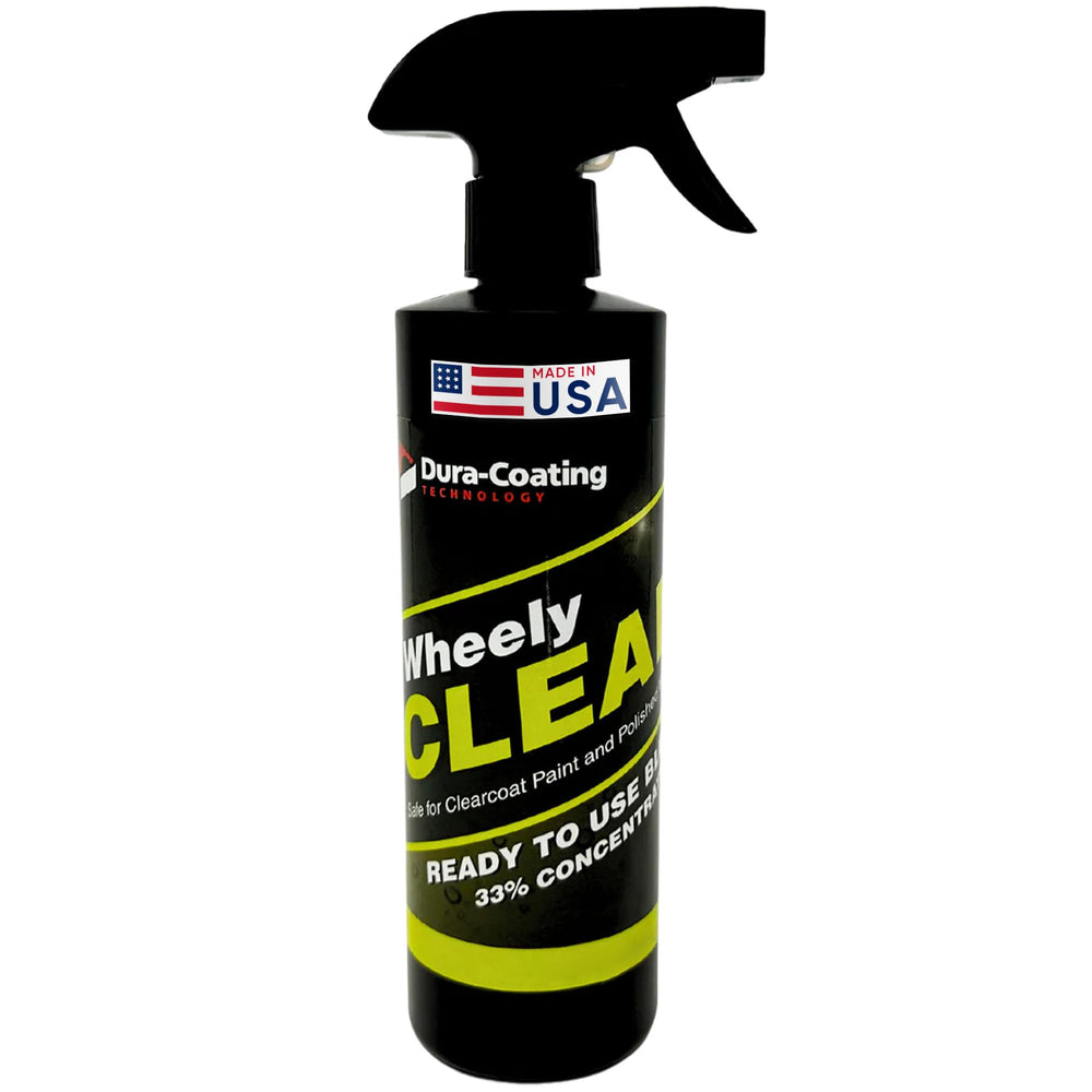 DURA-COATING Wheely Clean removes brake dust for a showroom-worthy wheel.