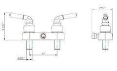 Dura Faucet DF-SA100C-CP UPC and CUPC certified for safety