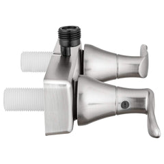 Dura Faucet DF-SA100LH-SN 2.4 GPM flow illustrated for RV use
