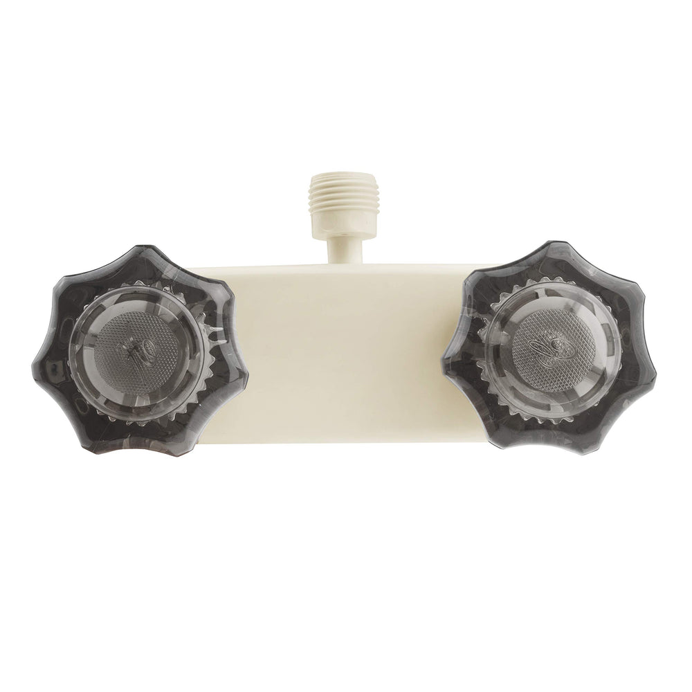 Dura Faucet DF-SA100S-BQ fits 2-hole 4-inch installations in RVs