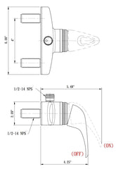 Dura Faucet UPC and CUPC certified for reliable RV bathroom hardware.