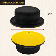 Dura-Gold dry guide coat powder applied on surface reveals pinholes before sanding.