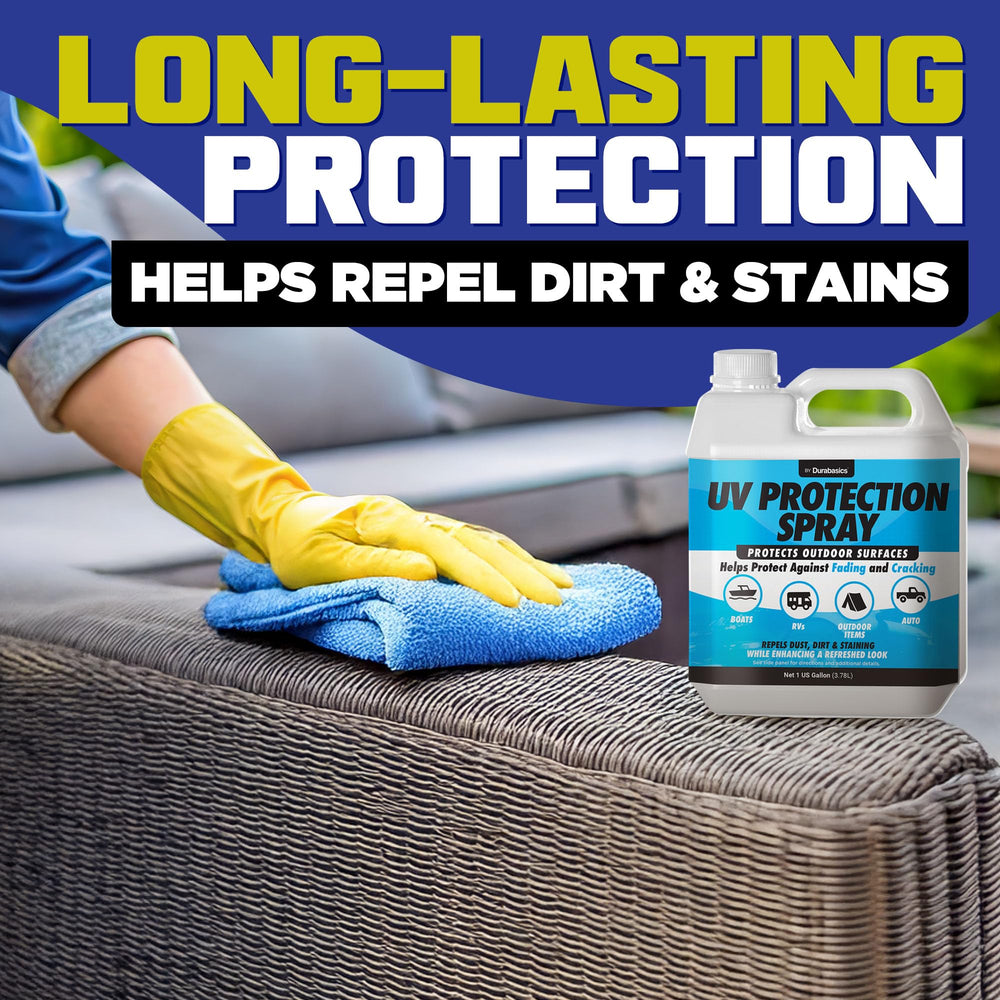Durabasics UV Protectant on outdoor fabric to reduce wear