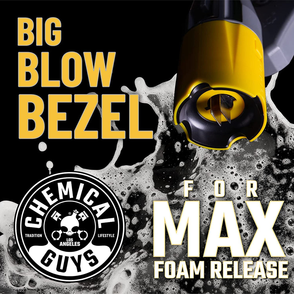 Durable foam cannon construction withstands frequent detailing sessions.