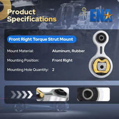 Durable rubber and aluminum construction for reliability