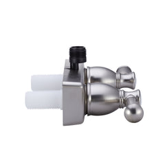 DF-SA100L-SN fits 2-hole 4 inch center with standard hose compatibility