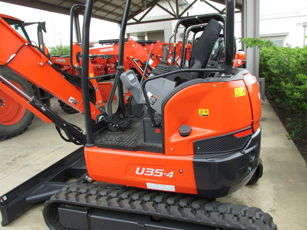Durafit seat covers on U35 seat area illustrate rugged fabric and ease of cleaning.