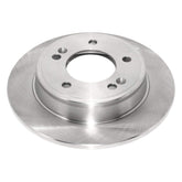 DuraGo Professional Series rear solid brake rotor, top view, ensures stable braking and precise fit.