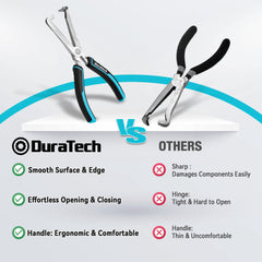 DuraTech 1.5-inch opening fits multiple connector sizes for versatility.