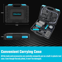 DURATECH vacuum gauge aids monitoring during brake bleeding tasks