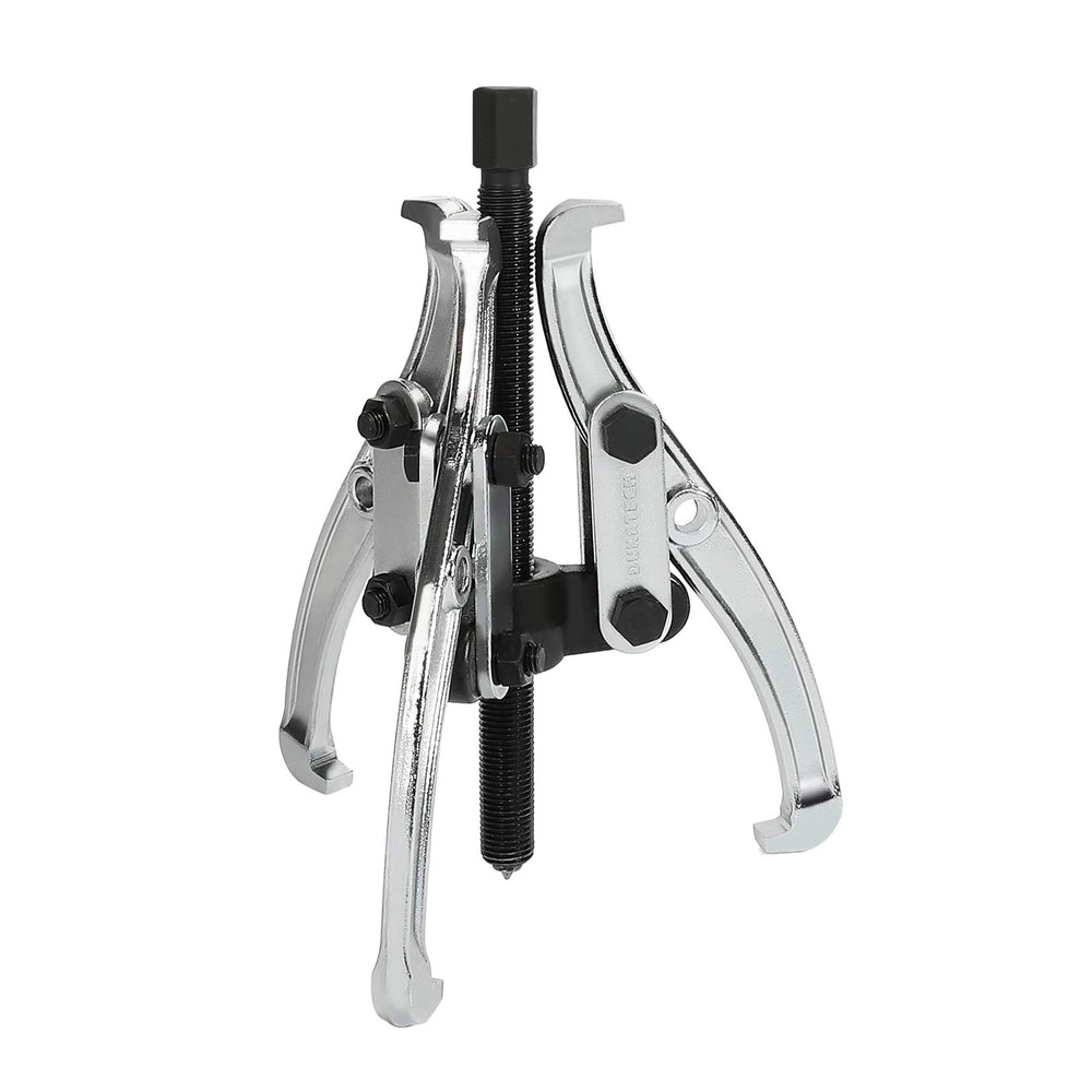 DURATECH 6-inch gear puller side view showing robust jaw design for dependable pulls
