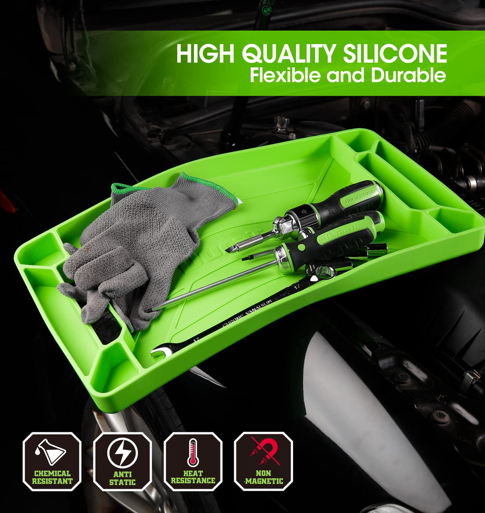 DURATECH tool tray with handle makes transport easy and prevents tipping during work