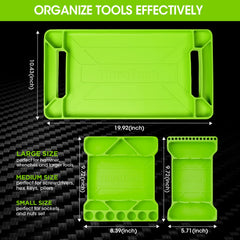 DURATECH flexible tool tray medium keeps screwdrivers and pliers neatly at hand