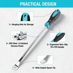 Duratech four-way-valve-tool enabling inflation, release, and debris cleaning.