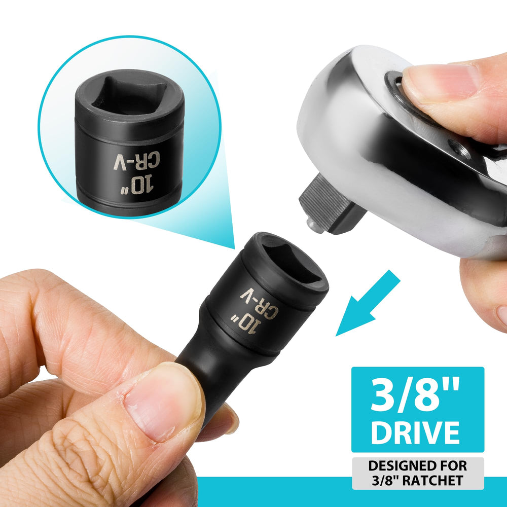 DURATECH knurled grip design improves control and reduces slipping during use.