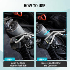 DuraTech multi-size fit helps disconnect sensors such as MAF and fuel injectors