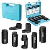 DURATECH O2 sensor socket set 29mm vacuum switch provides secure grip for easy removal