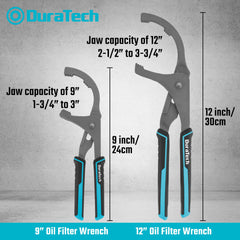 Bi-material grip and safety edge reduce fatigue during use