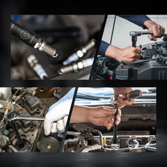 Protective ceramic cover guards the ceramic body in rugged engine bays