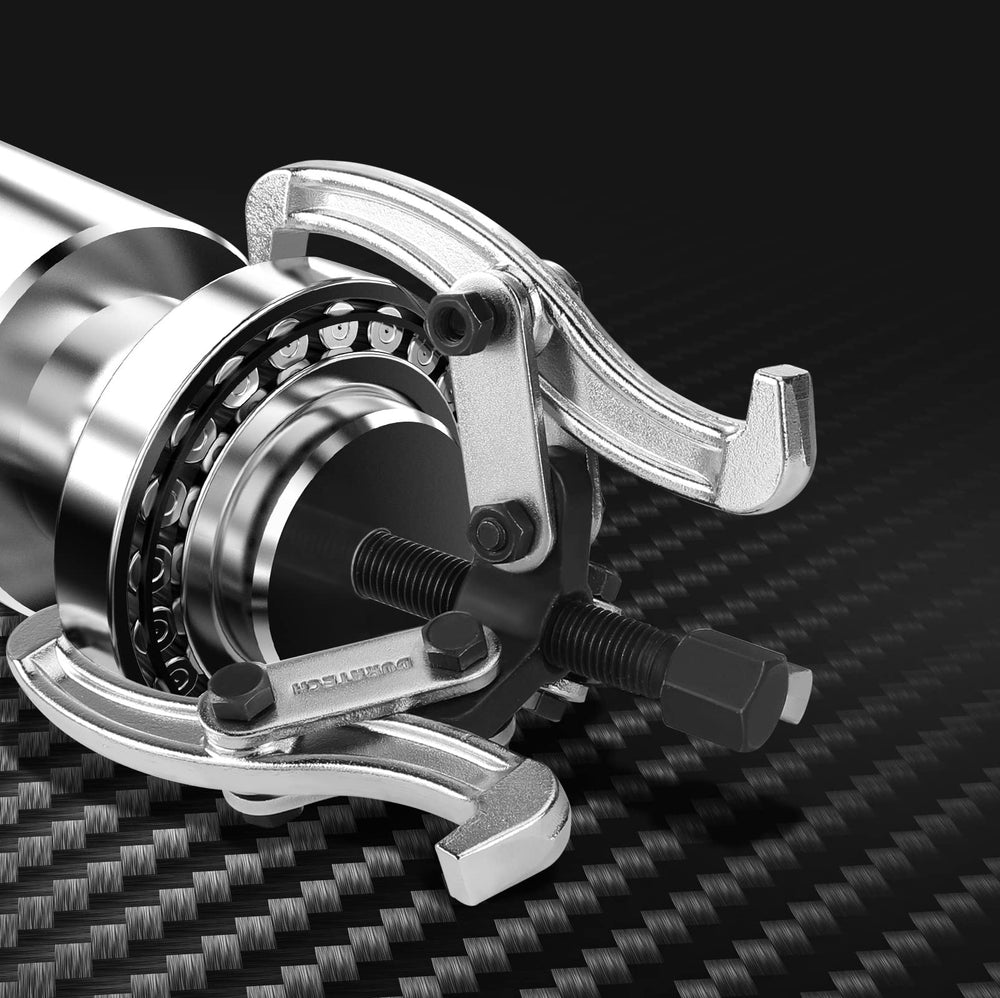 DURATECH gear puller in action removing gears, pulleys, bearings