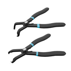 DURATECH push pin pliers with 30-degree jaws for easy trim clip removal.