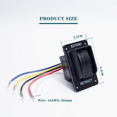 Dusledel durable enclosure protecting the switch in rugged RV use.