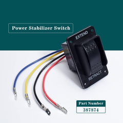 Dusledel wiring harness included with the stabilizer switch for easy DIY installation.