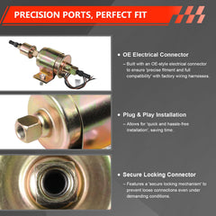 DUEYU fuel pump connectors show secure power wiring.
