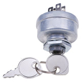 DVPARTS key switch assembly ignition front view for dependable ignition performance.