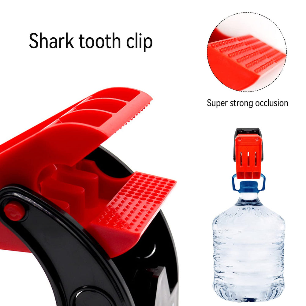 DWSFADA anti-slip clamp with shark-tooth bite secures mats during cleaning.