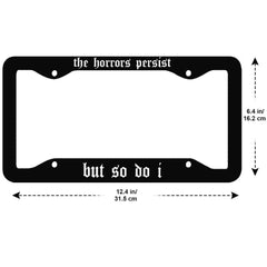 DWAPFMN license plate frame kit included for quick, tool-free mounting