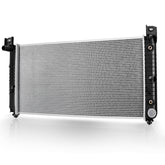 DWVO 34inch core radiator front view for Silverado/Suburban-Escalade compatibility and bolt-in upgrade
