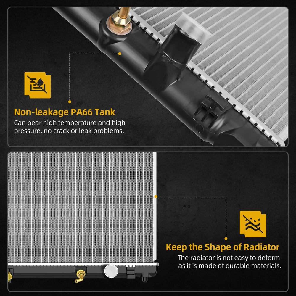 DWVO Completer radiator with dense fins for efficient heat dissipation