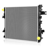 DWVO radiator front view confirms OEM-style fit for Ram trucks