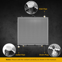 DWVO radiator packaging with foam corners that stabilize the unit during installation.