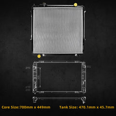 DWVO radiator packaging with fixed foam corners to prevent damage