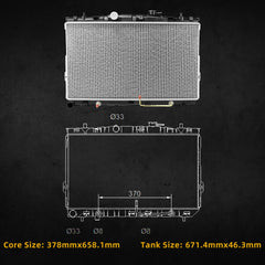 DWVO radiator TIG-welded end tanks offer leak-free performance